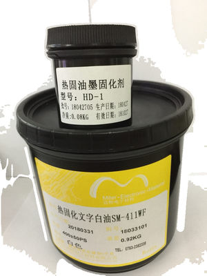China Hoge van de de Merkinkt Witte/Zwarte Kleur van Adhesie Thermische Geneesbare PCB de CompensatieDrukinkt leverancier