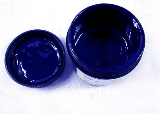 China De Verhouding Soldeersel van de basismengeling verzet zich tegen Masker, Blauwe Kleur Photosenstive/Foto die Vloeibare Inkt genezen leverancier